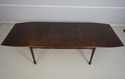 L68792: Unusual Mahogany Drop Side Partners Desk T