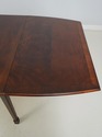 L68792: Unusual Mahogany Drop Side Partners Desk T