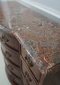 L68885: CENTURY Cherry 12 Drawer Marble Top Server