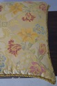 F68817: Set of 3 Floral Brocade Throw Accent Pillo
