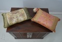 F68817: Set of 3 Floral Brocade Throw Accent Pillo