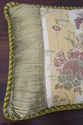 F68817: Set of 3 Floral Brocade Throw Accent Pillo