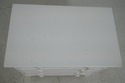 64690EC: Pair 3 Drawer Distressed White Painted Ni