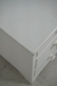 64690EC: Pair 3 Drawer Distressed White Painted Ni