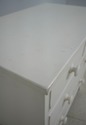 64690EC: Pair 3 Drawer Distressed White Painted Ni