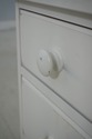 64690EC: Pair 3 Drawer Distressed White Painted Ni