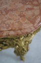 64679EC: French Louis XV Style Marble Top Gold Bas