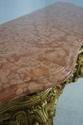 64679EC: French Louis XV Style Marble Top Gold Bas