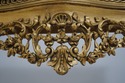 64679EC: French Louis XV Style Marble Top Gold Bas