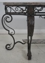 64736EC: MAITLAND SMITH Iron Base Marble Top Conso