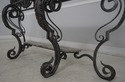 64736EC: MAITLAND SMITH Iron Base Marble Top Conso