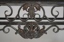 64736EC: MAITLAND SMITH Iron Base Marble Top Conso