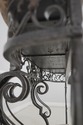 64736EC: MAITLAND SMITH Iron Base Marble Top Conso