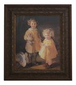 F53961EC: Decorative Framed Art Of 2 Children