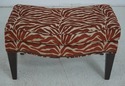 53960EC: ETHAN ALLEN Modern Design Zebra Print Uph