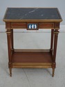 64733EC: EJ VICTOR Neoclassical Marble Top 1 Drawe