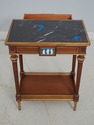 64733EC: EJ VICTOR Neoclassical Marble Top 1 Drawe