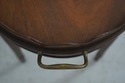 64738EC: KITTINGER Inlaid Mahogany Oval Coffee Coc