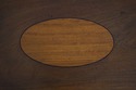 64738EC: KITTINGER Inlaid Mahogany Oval Coffee Coc