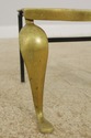 F56202EC: Antique Brass Fireplace Stool