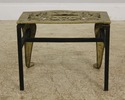 F56202EC: Antique Brass Fireplace Stool