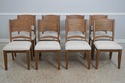LF73638/39: Mid Century Modern Dining Table & Chai
