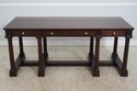 73678: Large Empire Style Mahogany 3 Drawer Librar
