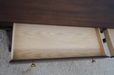 73678: Large Empire Style Mahogany 3 Drawer Librar