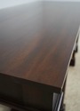 73678: Large Empire Style Mahogany 3 Drawer Librar