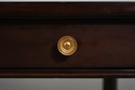 73678: Large Empire Style Mahogany 3 Drawer Librar