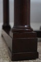73678: Large Empire Style Mahogany 3 Drawer Librar