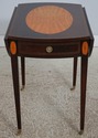 L73431: Pair Of Mahogany Federal Style Inlaid Drop