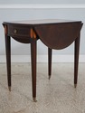 L73431: Pair Of Mahogany Federal Style Inlaid Drop