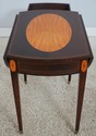 L73431: Pair Of Mahogany Federal Style Inlaid Drop