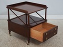 L73563: BAKER Mahogany 1 Drawer Library End Table