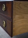 L73563: BAKER Mahogany 1 Drawer Library End Table