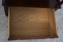 L73563: BAKER Mahogany 1 Drawer Library End Table