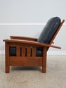 73529: STICKLEY Mission Oak Morris Chair & Ottoman