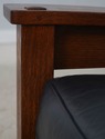 73529: STICKLEY Mission Oak Morris Chair & Ottoman