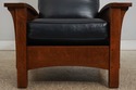 73529: STICKLEY Mission Oak Morris Chair & Ottoman