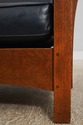 73529: STICKLEY Mission Oak Morris Chair & Ottoman