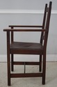F73440: L&JG STICKLEY Mission Oak Spindle Back Arm