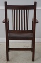 F73440: L&JG STICKLEY Mission Oak Spindle Back Arm