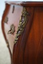 L73640: French Style Inlaid Mahogany Bombe Chest C