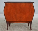 L73640: French Style Inlaid Mahogany Bombe Chest C