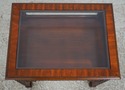 L73429: Pair Of Chippendale Mahogany Glass Top Sho