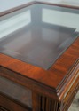 L73429: Pair Of Chippendale Mahogany Glass Top Sho