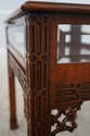 L73429: Pair Of Chippendale Mahogany Glass Top Sho