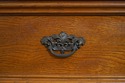 73437: LEXINGTON Oak Victorian Mansion 6 Drawer Li