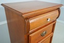73437: LEXINGTON Oak Victorian Mansion 6 Drawer Li